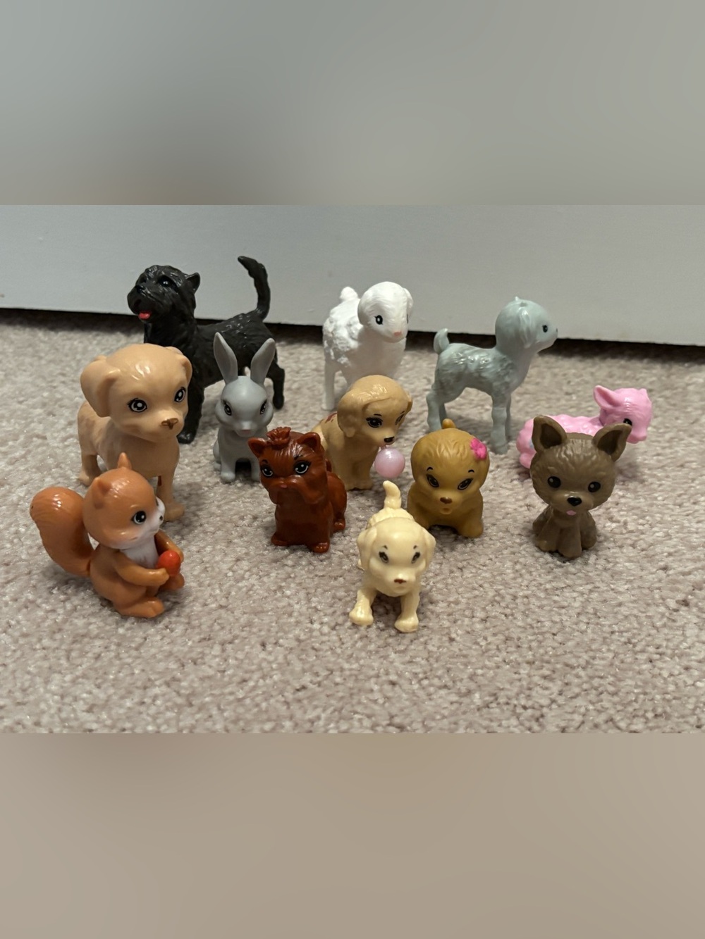Vintage Barbie Pets Todo Dogs Squirrel Sweet Orchard Farm Animals Lot Sheep
